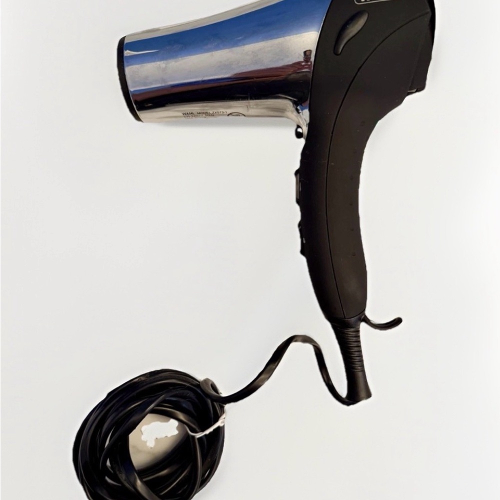 Wahl Chrome Ionic 2000W Hair Dryer Professional Quality Model ZX573-1 - Picture 1 of 11